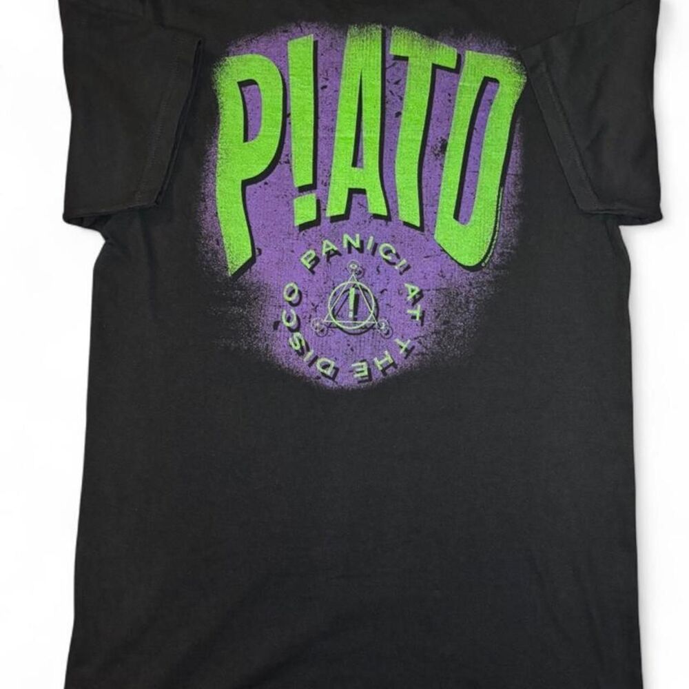 Panic! At the Disco Graphic Band T-Shirt Men's Black T-shirt Grunge Concert